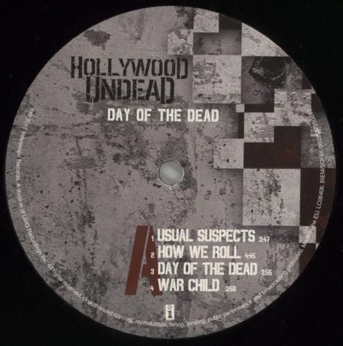 Hollywood Undead Day Of The Dead 2-LP vinyl record set (Double LP Album) UK 7HU2LDA863393