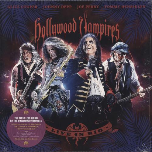 Hollywood Vampires Live In Rio - Numbered Edition - Shrink 2-LP vinyl record set (Double LP Album) UK Z3L2LLI876538