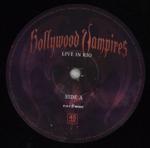 Hollywood Vampires Live In Rio - Numbered Edition - Shrink 2-LP vinyl record set (Double LP Album) UK Z3L2LLI876538