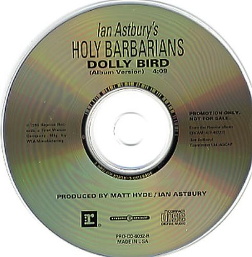 Holy Barbarians Dolly Bird CD single (CD5 / 5") US HBBC5DO352368