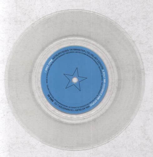 Holy Barbarians Space Junkie - Clear Vinyl 7" vinyl single (7 inch record / 45) UK HBB07SP255947