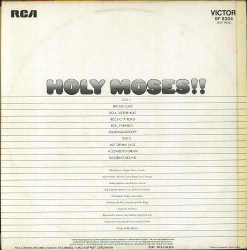Holy Moses!! Holy Moses!! vinyl LP album (LP record) UK 4OMLPHO792930