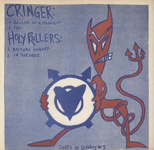 Holy Rollers Holy Rollers / Cringer 7" vinyl single (7 inch record / 45) US HR207HO868688