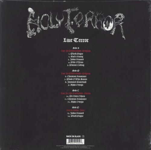 Holy Terror Live Terror - Sealed 2-LP vinyl record set (Double LP Album) UK HF82LLI818830