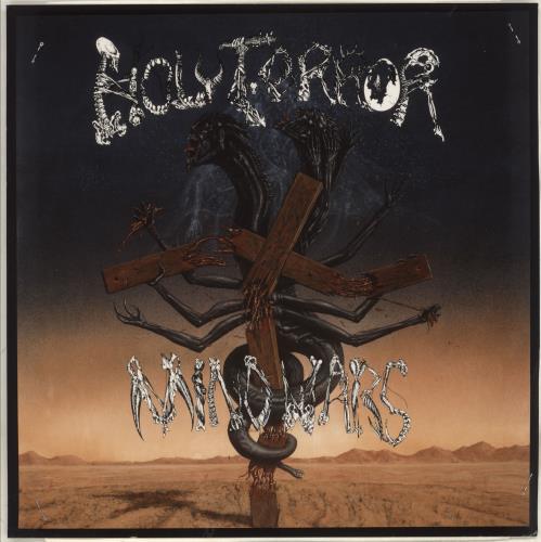 Holy Terror Mind Wars - Test Pressing vinyl LP album (LP record) UK HF8LPMI718262