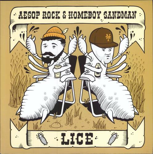 Homeboy Sandman Lice 12" vinyl single (12 inch record / Maxi-single) US 4RR12LI784145