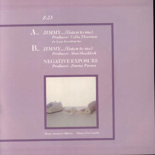 Honey Bane Jimmy... (Listen To Me) 7" vinyl single (7 inch record / 45) UK HQ807JI794532