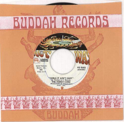 Honey Cone Girls It Ain't Easy 7" vinyl single (7 inch record / 45) US HY807GI730457