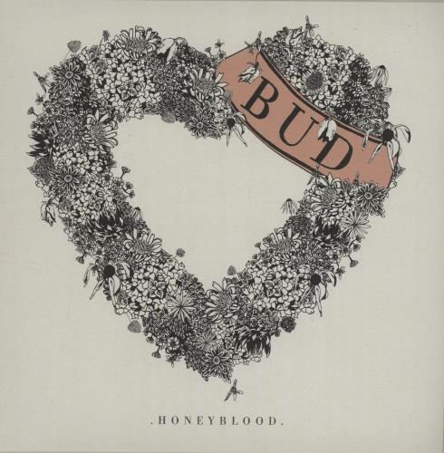 Honeyblood Bud - Pink Vinyl 7" vinyl single (7 inch record / 45) UK H0O07BU682663
