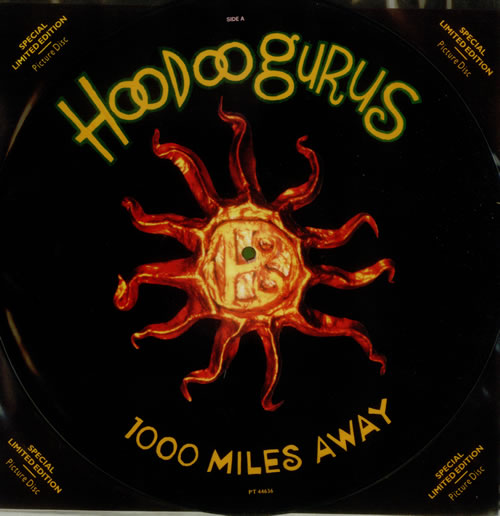 Hoodoo Gurus 1000 Miles Away picture disc LP (vinyl picture disc album) UK HOOPDMI543849
