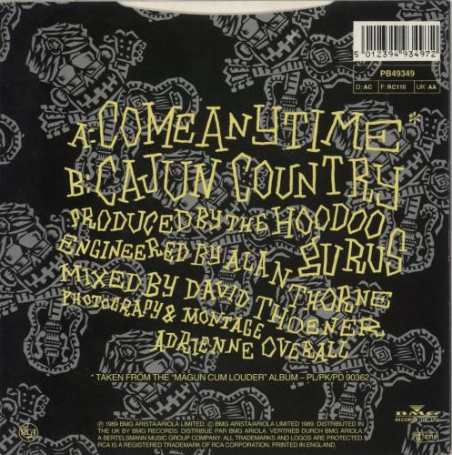 Hoodoo Gurus Come Anytime 7" vinyl single (7 inch record / 45) UK HOO07CO559583