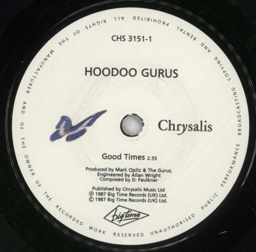 Hoodoo Gurus Good Times - Gatefold 7" vinyl single (7 inch record / 45) UK HOO07GO676800