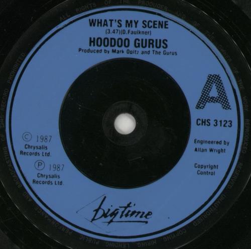 Hoodoo Gurus What's My Scene 7" vinyl single (7 inch record / 45) UK HOO07WH193501