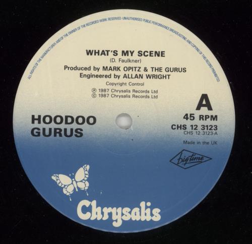 Hoodoo Gurus What's My Scene 12" vinyl single (12 inch record / Maxi-single) UK HOO12WH284328