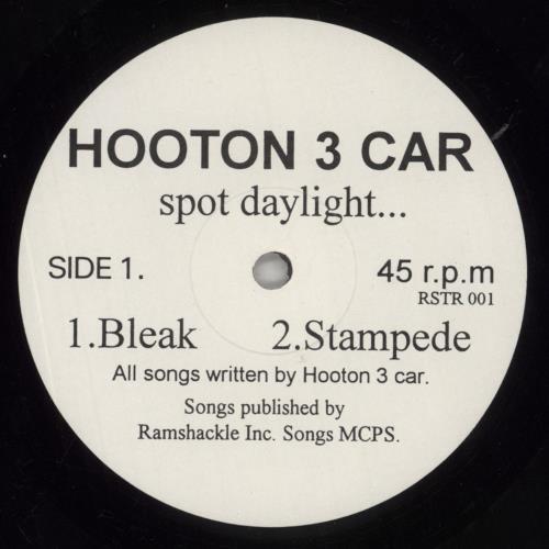 Hooton 3 Car Spot Daylight... 12" vinyl single (12 inch record / Maxi-single) UK 8Y012SP856490