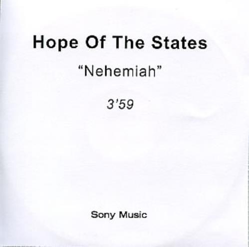 Hope Of The States Nehemiah CD-R acetate UK H/SCRNE301418