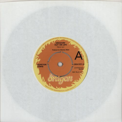 Hopeton Lewis Groovin' Out On Life UK 7" vinyl single (7 inch record