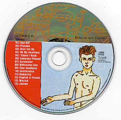 Hopper English And French CD album (CDLP) UK HPACDEN331982