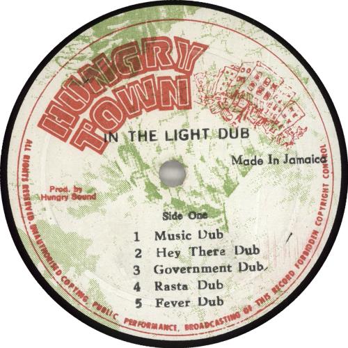 Horace Andy In The Light Dub vinyl LP album (LP record) Jamaican HCELPIN712706