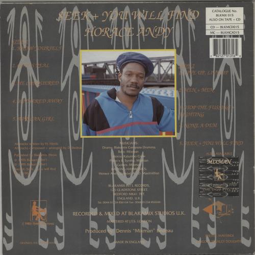 Horace Andy Seek + You Will Find vinyl LP album (LP record) UK HCELPSE764162