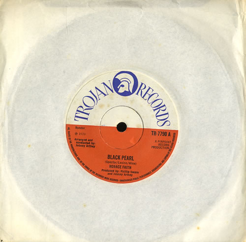 Horace Faith Black Pearl 7" vinyl single (7 inch record / 45) UK HS407BL564263