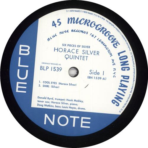 Horace Silver 6 Pieces Of Silver - 45rpm 180gm 2-LP vinyl record set (Double LP Album) US HAO2LPI728365