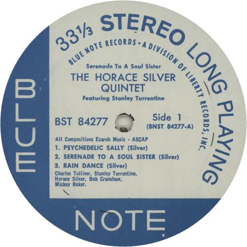 Horace Silver Serenade To A Soul Sister - Division Of Liberty vinyl LP album (LP record) US HAOLPSE446647