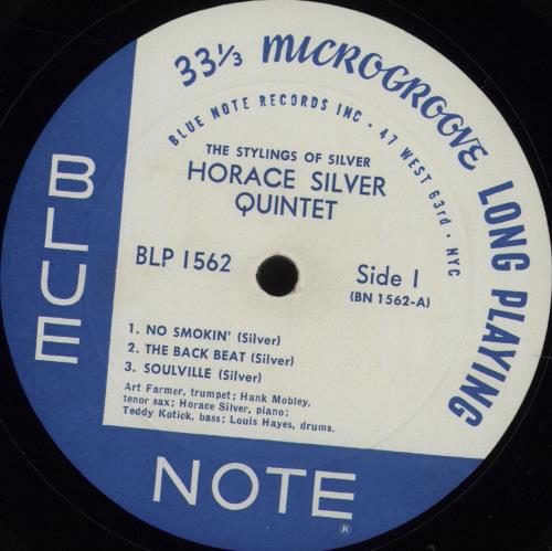 Horace Silver The Stylings Of Silver - West 63rd 'r' vinyl LP album (LP record) US HAOLPTH675561