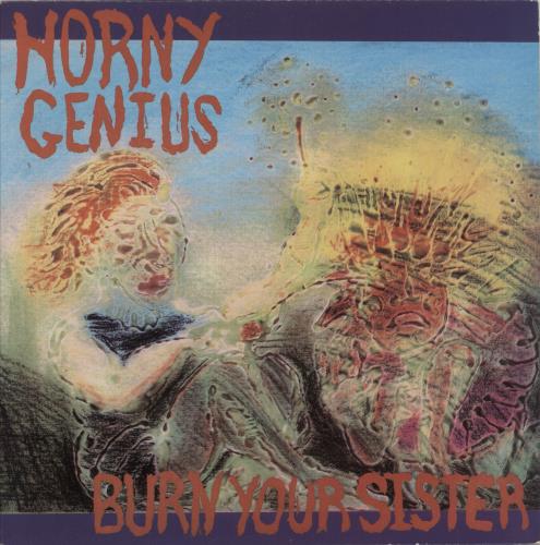 Horny Genius Burn Your Sister - Catalogue Insert vinyl LP album (LP record) US HZ7LPBU863859