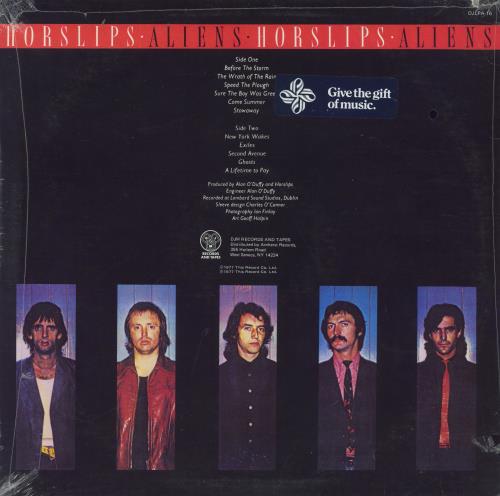Horslips Aliens - Sealed vinyl LP album (LP record) US OSLLPAL823540
