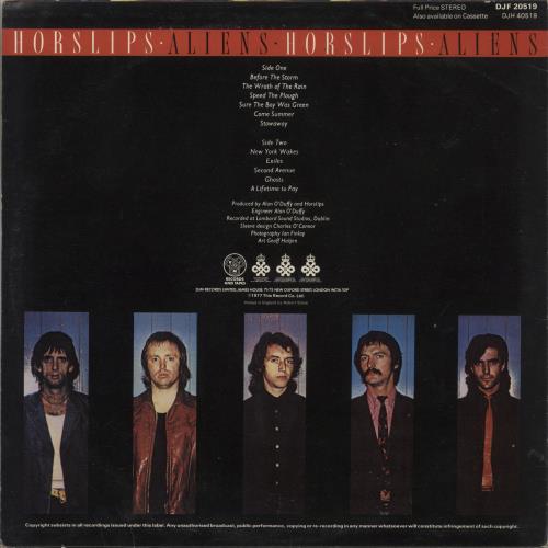 Horslips Aliens vinyl LP album (LP record) UK OSLLPAL330597
