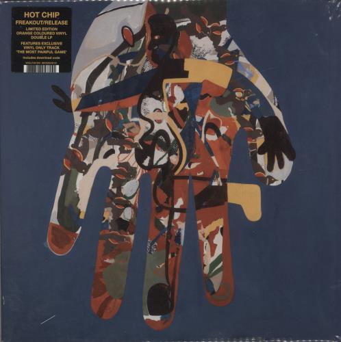 Hot Chip Freakout/Release - Orange Vinyl + Autographed Print 2-LP vinyl record set (Double LP Album) UK HCI2LFR887712