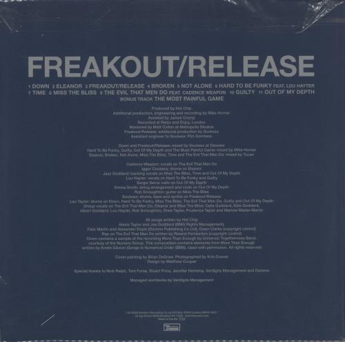 Hot Chip Freakout/Release - Orange Vinyl + Autographed Print 2-LP vinyl record set (Double LP Album) UK HCI2LFR887712