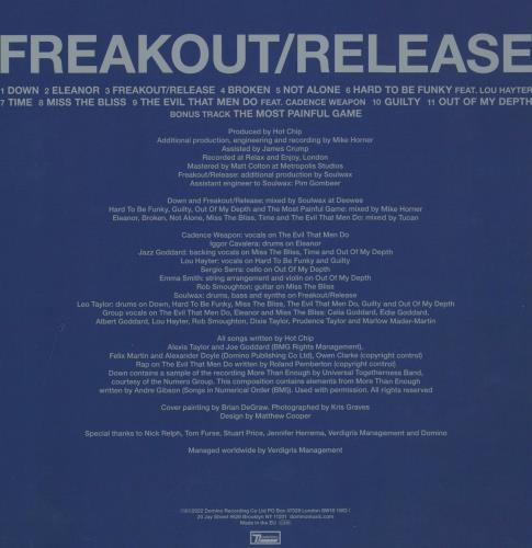 Hot Chip Freakout/Release 2-LP vinyl record set (Double LP Album) UK HCI2LFR808397