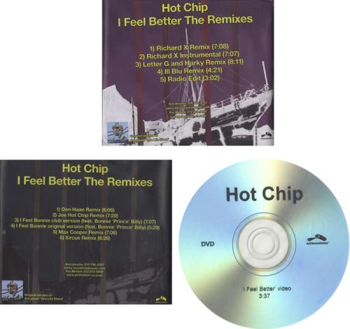 Hot Chip I Feel Better 3-CD album set (Triple CD) US HCI3CIF514174