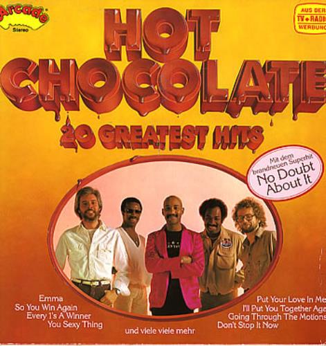 Hot Chocolate 20 Greatest Hits vinyl LP album (LP record) German HOCLPGR289357