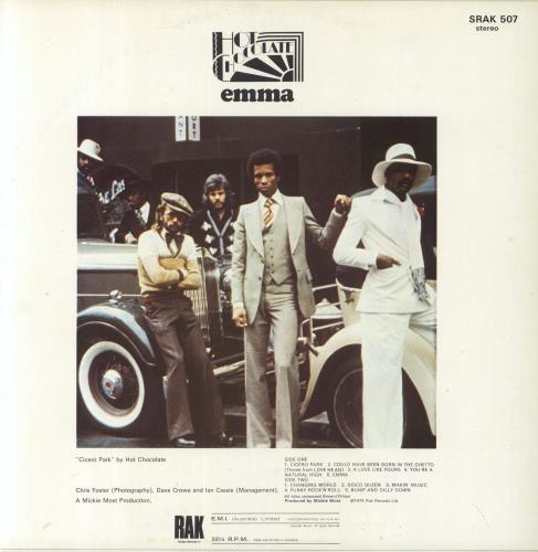 Hot Chocolate Cicero Park vinyl LP album (LP record) Australian HOCLPCI828902