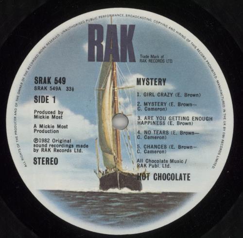 Hot Chocolate Mystery vinyl LP album (LP record) UK HOCLPMY545328
