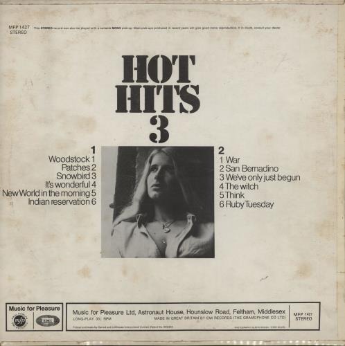 Hot Hits Hot Hits 3 vinyl LP album (LP record) UK HHZLPHO760150