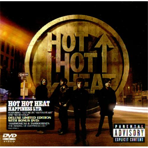 Hot Hot Heat Happiness Ltd 2-disc CD/DVD set UK HHT2DHA413461