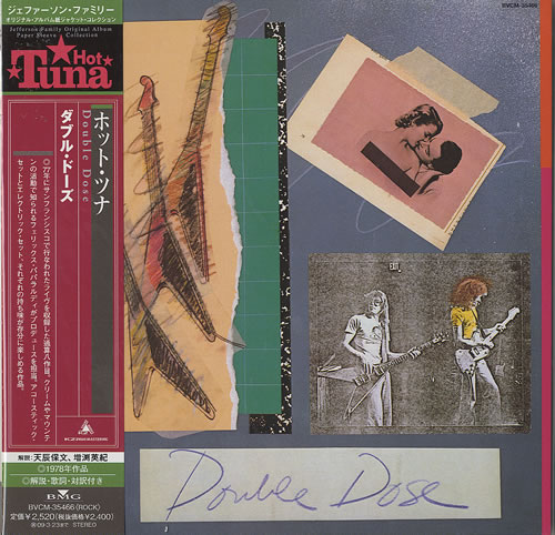 Hot Tuna Double Dose CD album (CDLP) Japanese TUNCDDO444002