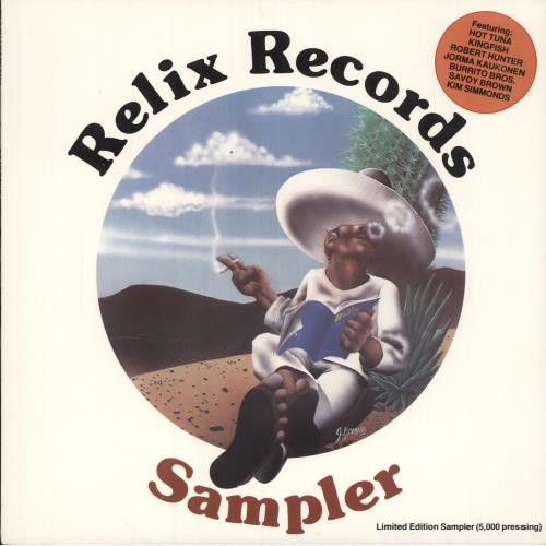 Hot Tuna The Relix Sampler vinyl LP album (LP record) US TUNLPTH749288
