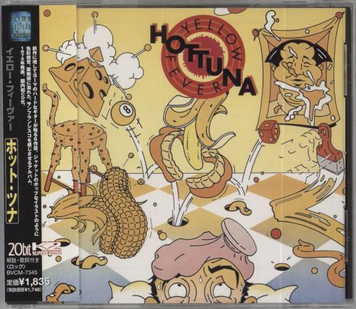 Hot Tuna Yellow fever CD album (CDLP) Japanese TUNCDYE658988