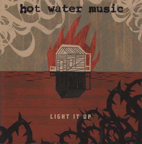 Hot Water Music Light It Up - Coke Bottle Green with Black Smoke Vinyl vinyl LP album (LP record) US HS5LPLI867232
