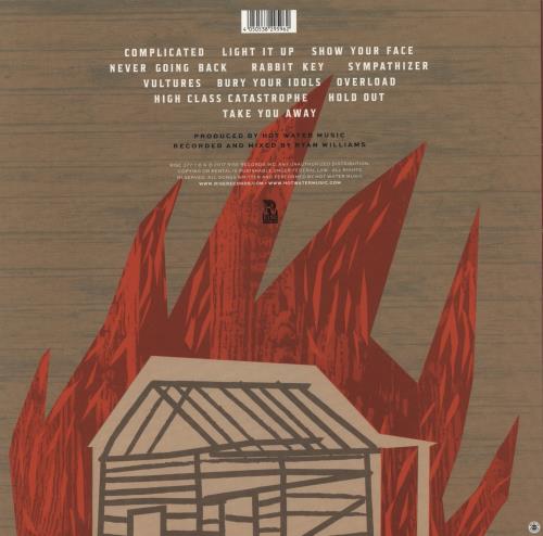 Hot Water Music Light It Up - Coke Bottle Green with Black Smoke Vinyl vinyl LP album (LP record) US HS5LPLI867232