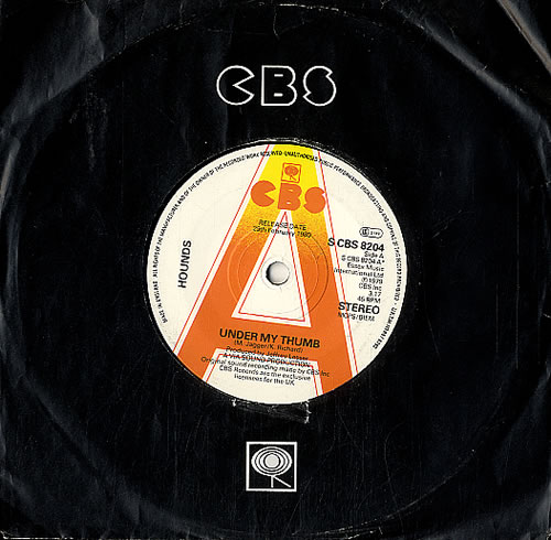 Hounds Under My Thumb 7" vinyl single (7 inch record / 45) UK HZ007UN617092