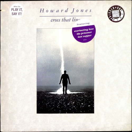 Howard Jones Cross That Line - Dark Orange Vinyl vinyl LP album (LP record) US HOWLPCR504917
