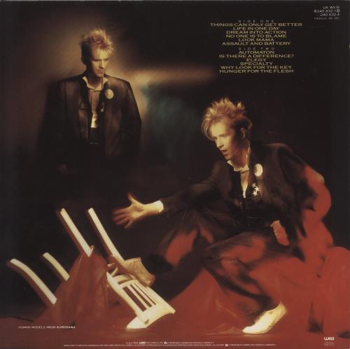 Howard Jones Dream Into Action - Hype Sticker vinyl LP album (LP record) UK HOWLPDR882631