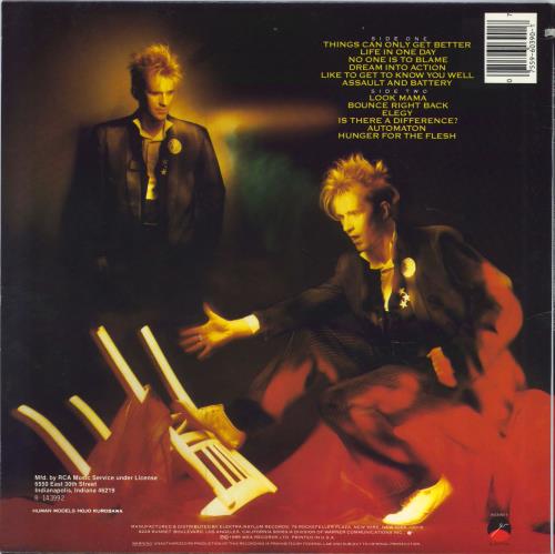 Howard Jones Dream Into Action vinyl LP album (LP record) US HOWLPDR785332