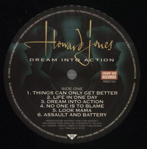 Howard Jones Dream Into Action vinyl LP album (LP record) UK HOWLPDR887610